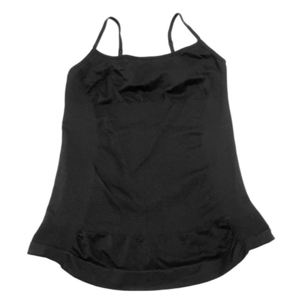Nautica Shapewear Tummy Control Longline Camisole Top Black Size XL